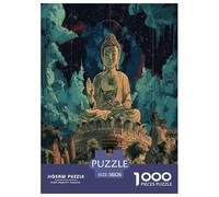 Buddha Jigsaw Puzzle Impossible 1000Pcs Decorazione Per La Casa. Rilassamento E Intelligence Per Adulti E Ragazzi Da 14 Anni 38x26cm/1000pcs