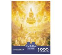 Buddha Jigsaw Puzzle Impossible 1000Pcs Decorazione Per La Casa. Rilassamento E Intelligence Per Adulti E Bambini Da 12 Anni 38x26cm/1000pcs