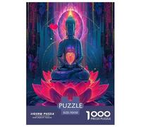 Buddha Jigsaw Puzzle Impossible 1000Pcs Decorazione Per La Casa. Rilassamento E Intelligence Per Adulti E Ragazzi Da 14 Anni 70x50cm/1000pcs