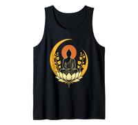 Buddha Lotus Meditazione Yoga Consapevolezza Buddista Zen Canotta