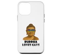 "Buddha Loves Gays", LGBTQ, Pride Gay Custodia per iPhone 12 mini
