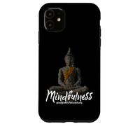 Buddha Matrix Art Zen Mindfulness Amare gentilezza Meditazione Custodia per iPhone 11