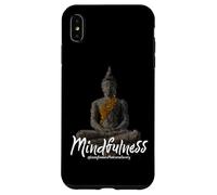 Buddha Matrix Art Zen Mindfulness Amare gentilezza Meditazione Custodia per iPhone XS Max