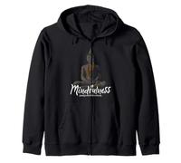 Buddha Matrix Art Zen Mindfulness Amare gentilezza Meditazione Felpa con Cappuccio