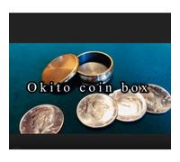 Buddha Okito Box 2.0 + Guscio Half Dollar Magia Monete Close Up