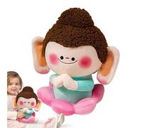 BUDDHA PEACH PEIDED - RISE BUDDHA PLUSH Morbida Giocattoli Buddhha | Carina Bambola Di Peluche Ripieni Di Buddha | Figurina Di Meditazione Del Cuscino Peluche Di Buddha | Regalo Di Arredamento Spiritu
