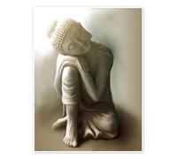 Buddha Poster di Christine Ganz 60 x 80 cm Quadri Decorazione per pareti