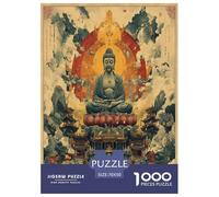Buddha Puzzle Impossibili 1000Pcs Decorazione Per La Casa. Rilassamento E Intelligence Per Adulti E Ragazzi Da 14 Anni 70x50cm/1000pcs