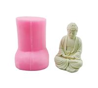 Buddha, statua di sapone per scultura, forma di resina epossidica, forma zingara, fatti a mano, aroma di candela di cera stampi per sapone per decorazioni Stampi in silicone per la produzione
