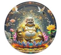Buddha-Statue 1000 Pezzi Di Puzzle Rotondo Classico Giocattolo Difficile E Impossibile Per Famiglia 1000pcs (67.5x67.5cm)