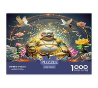Buddha-Statue 1000 Pezzi Puzzle Giocattoli Gioco Di Abilità Per Decorazione Per La Casa Per Bambini E Adulti Regali Regalo Educativo 70x50cm/1000pcs