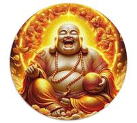 Buddha-Statue 1000 Pezzi Puzzles Puzzle Rotondo Per Adulti O Bambini Regalo Arte Ecofriendly 1000pcs (67.5x67.5cm)