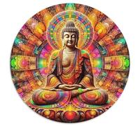 Buddha-Statue 1000 Pezzi Puzzles Puzzle Rotondo Per Lei O Lui Puzzle Creativo Arte Ecofriendly 1000pcs (67.5x67.5cm)
