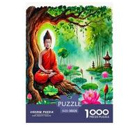 Buddha-Statue Jigsaw Puzzle Impossibili 1000 Pezzi Decorazione Per La Casa. Giochi Rilassamento E Intelligence Per Adulti E Ragazzi Da 14 Anni 38x26cm/1000pcs
