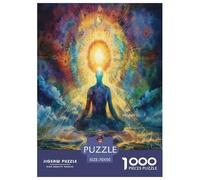 Buddha Statue Jigsaw Puzzle Impossibili 1000Pcs Decorazione Per La Casa. Giochi Rilassamento E Intelligence Per Adulti E Ragazzi Da 14 Anni 70x50cm/1000pcs