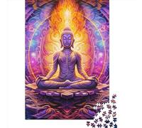 Buddha Statue Jigsaw Puzzle Impossible 1000 Pezzi Decorazione Per La Casa. Rilassamento E Intelligence Per Adulti E Bambini Da 12 Anni 1000pcs (38x26cm)