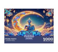 Buddha-Statue Puzzle Da 1000 Pezzi Per Amici in Riunione: Collaborare E Passare Un Momento Unico!