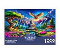 Buddha-Statue Puzzle Da 1000 Pezzi Per Bambini Curiosi:Absolutely Stunning Scopri Mondi Nuovi E Esercita La Memoria!