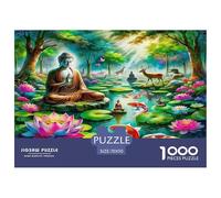 Buddha-Statue Puzzle Da 1000 Pezzi Per Famiglie in Weekend: Un Modo Divertente Per Passare Il Tempo Insieme!