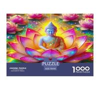 Buddha-Statue Puzzle Da 1000 Pezzi Per Famiglie Numerose: Un Progetto Comune Che Unisce Tutti!