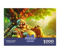 Buddha-Statue Puzzle Da 1000 Pezzi Puzzle Adulti Intrattenimento Creativo Regalo Per Amore E Amico 52x38cm/1000pcs