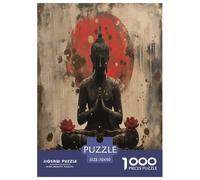 Buddha Statue Puzzle Impossibili 1000 Pezzi Decorazione Per La Casa. Rilassamento E Intelligence Per Adulti E Bambini Da 12 Anni 70x50cm/1000pcs
