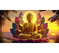 Buddha-Statue Puzzle impossibili 1000Pcs Decorazione per la casa. Rilassamento e Intelletto per adulti e ragazzi da 14 anni 38x52cm/1000pcs