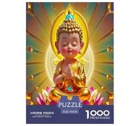 Buddha-Statue Puzzle Impossible 1000 Pezzi Decorazione Per La Casa. Giochi Rilassamento E Intelligence Per Adulti E Ragazzi Da 14 Anni 70x50cm/1000pcs