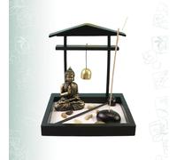 Buddha Statue Sand Tray Peaceful Feeling Meditation Zen Garden Desktop Mini Zen