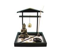 Buddha Statue Sand Tray Peaceful Feeling Meditation Zen Garden Desktop Mini Zen