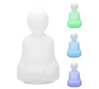 Buddha, strumento per la meditazione guidata attraverso la consapevolezza : la luce notturna in silicone rallenta la respirazione, calma la mente, regalo per