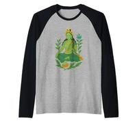 Buddha Tibetano Vajrayana Tara Verde Maglia con Maniche Raglan