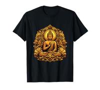 Buddha Zen Meditazione Buddismo Yoga Spirituale Maglietta