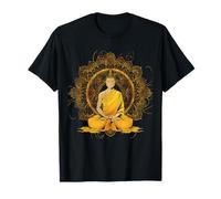 Buddha Zen Meditazione Hindu Spirituale Mandala Buddista Maglietta