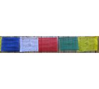 BUDDHAFIGUREN/Billy Held Buddhist Prayer Flags, Ciascuna bandierina Misura di 21 m di Lunghezza, 34 x 34 x 25 cm-Decorazione Natalizia a Forma di Buddha