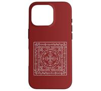Buddhismo tibetano mandala Yantra Vajra Mantra Vajrayana Custodia per iPhone 16 Pro