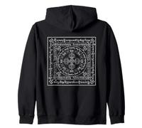 Buddhismo tibetano mandala Yantra Vajra Mantra Vajrayana Felpa con Cappuccio