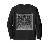 Buddhismo tibetano mandala Yantra Vajra Mantra Vajrayana Maglia a Manica