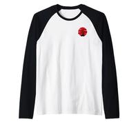 Buddismo giapponese Enso Circle Bonsai Maglia con Maniche Raglan