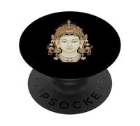 Buddismo Mahayana Dea Guanyin Avalokiteshvara PopSockets PopGrip Adesivo