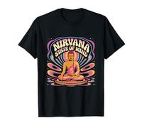 Buddismo Nirvana Stato Una Meditazione mentale Buddha Divertente Maglietta