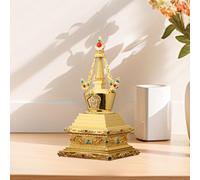 Buddismo tibetano Bodhi Stupa Tower Decor Art Craft Scultura per ufficio