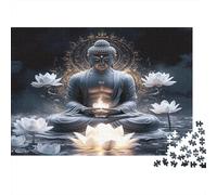 Buddismo Zen Puzzles 1000 Pezzi In Lotus Buddha cartone Spesso, Un Puzzles Per Enigma Per Il Relax Mentale, Ideale Per Partita Puzzle Game, Puzzle 70x50cm/