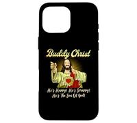 Buddy a Christ Christmas He Happy Scrappy Il Figlio di Dio Custodia per iPhone 16 Pro Max