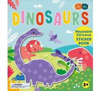 Buddy and Barney Silicone Sticker Book - Dinosaurs (Copertina rigida)