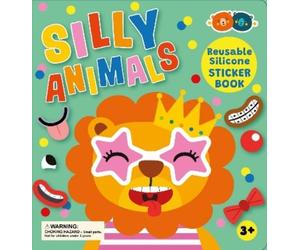 Buddy and Barney Silicone Sticker Book - Silly Animals (Tascabile)