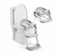 Buddy Baby - Scala WC e Orinatoio 2 in 1 - Sedile Imbottito per WC | Pieghevole e con Altezza Regolabile | Con Maniglie e Base Antiscivolo | Da 1 a 7 Anni