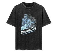 Buddy Guy Damn Right Ive Got The Blues Vintage Streetwear T-Shirt Washed Unisex Tops Size XXL