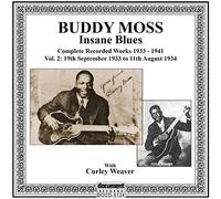 Buddy Moss Buddy Moss Vol. 2 1933 - 1934 (CD) Album