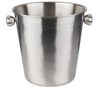 Buddy´s Bar - Secchiello del ghiaccio per vino/champagne, secchiello refrigeratore per bottiglie, glacette, opaco all'interno e all'esterno con solide maniglie a bottone, super robusto, capacità di 4L